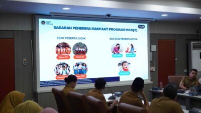 Rapat Koordinasi Pemerintah Daerah guna memperkuat sinergi lintas sektor, bertempat di Ruang Rapat Bina Praja, Selasa (23/12/2025) pagi.