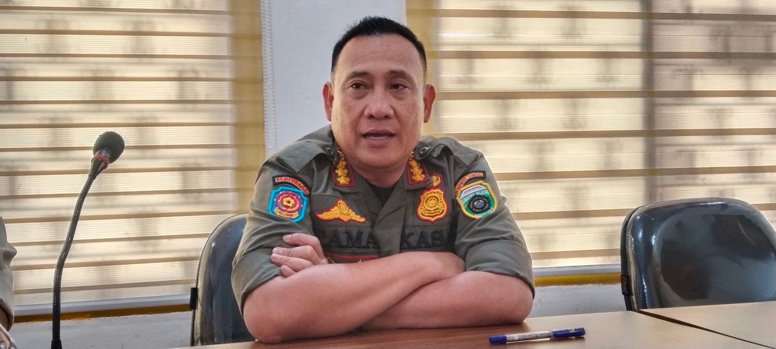 PLT Kasat Pol PP Provinsi Sumsel Maha Resi Tama