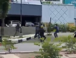 Dua Kelompok Saling Serang Depan PS Mal, Satu Orang Terluka