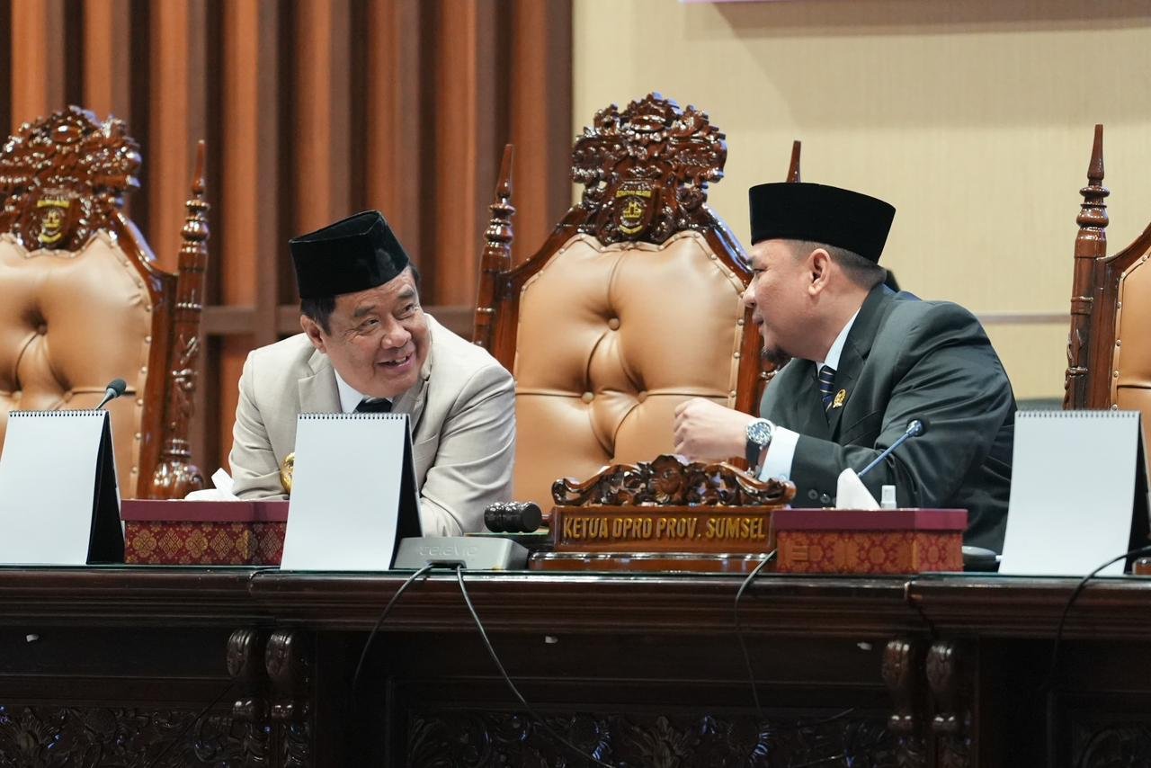 Dewan Perwakilan Rakyat Daerah (DPRD) Provinsi Sumatera Selatan menggelar Rapat Paripurna XXIX