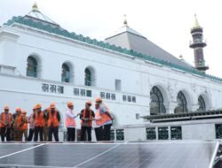 PLTS Masjid Agung Palembang Diresmikan