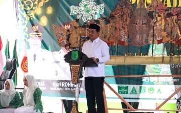 Wabup Muba Kyai Abdur Rohman Tetap Hadir di Tengah Umat pada Pengajian Akbar Isra’ Mi’raj