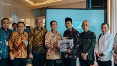 Wali Kota Palembang Ratu Dewa melakukan audiensi bersama Menteri Sosial Republik Indonesia Saifullah Yusuf