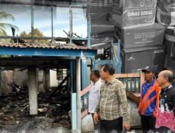 Bupati Serahkan Bantuan Korban Kebakaran, Warga Empat petulai Dangku