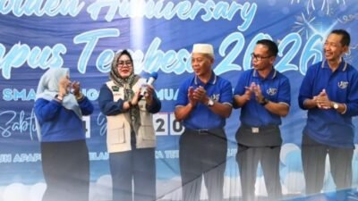 Reuni akbar 50 tahun SMA Negeri 1 (SMANSA) Muara Enim berlangsung meriah pada Sabtu (24/1)