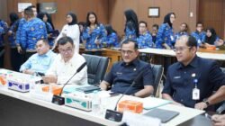 Sekda Edward Candra, di Kantor Bappeda Provinsi Sumsel, Kamis (29/1/2026).