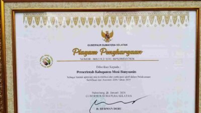 Pemkab Muba Tuai Apresiasi Gubernur Sumsel atas Komitmen Tingkatkan Kualitas ASN