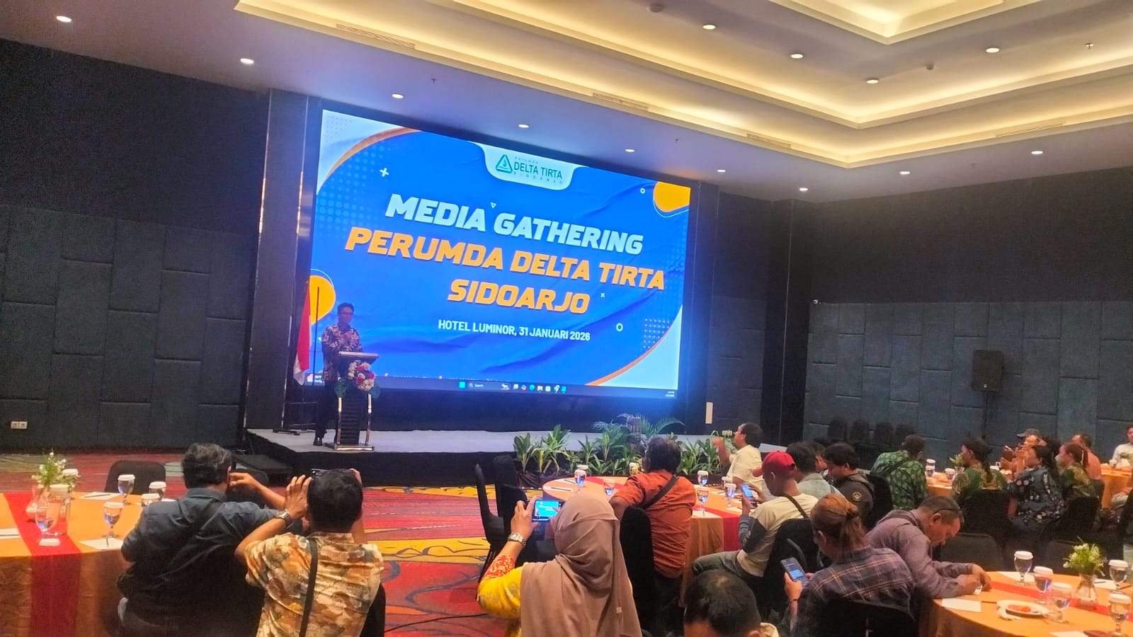 Perumda Delta Tirta Sidoarjo Fokus Digitalisasi, Dirut Perkuat Sinergi Lewat Media Gathering