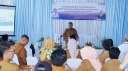 Bupati Banyuasin, Askolani, resmi menandatangani nota kesepahaman (MoU) dengan Perum Bulog Kenten Palembang terkait hibah tanah untuk pembangunan infrastruktur pasca panen di Kabupaten Banyuasin