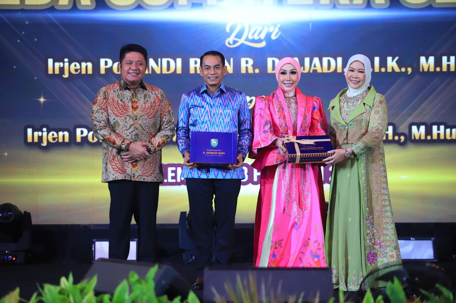 Gubernur Sumatera Selatan (Sumsel) Dr. H. Herman Deru menghadiri acara Kenal Pamit Kapolda Sumsel