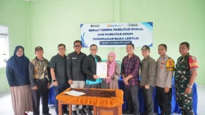Dukung Permukiman Layak dan Tertata, PTBA Serahkan Fasos dan Fasum