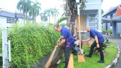 Sekda Sumsel Tinjau Pelaksanaan Gerakan Indonesia ASRI di Sejumlah OPD