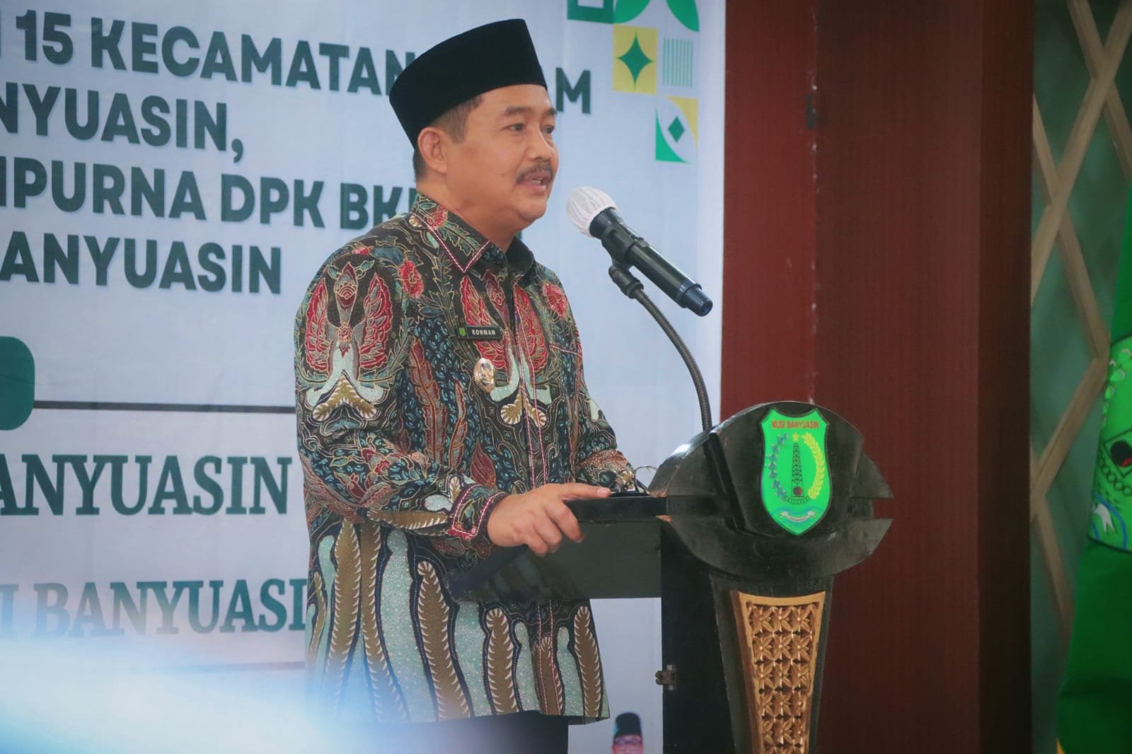 Wakil Bupati Musi Banyuasin Abdur Rohman Husen