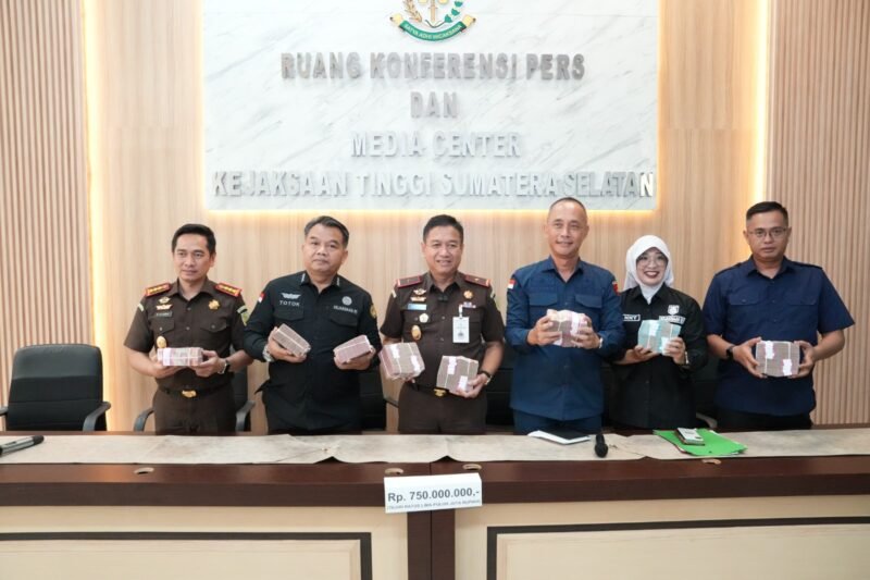 Rp750 Juta dari Harnojoyo Dititipkan ke Rekening Penampungan Kejari Palembang