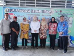 Wabup Netta Tinjau UMKM Jamur Tiram di KTM Telang, Dorong Ekonomi Kreatif Lokal