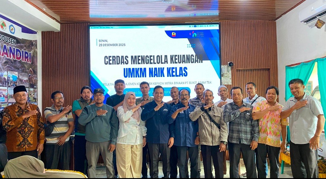 Cerdas Kelola Keuangan, Kunci UMKM Belitang Naik Kelas Bersama PTBA