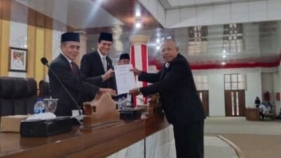 Rapat Paripurna XXVIII DPRD Ogan Ilir masa sidang II tahun 2026 dengan agenda penyampaian laporan Reses I per daerah pemilihan