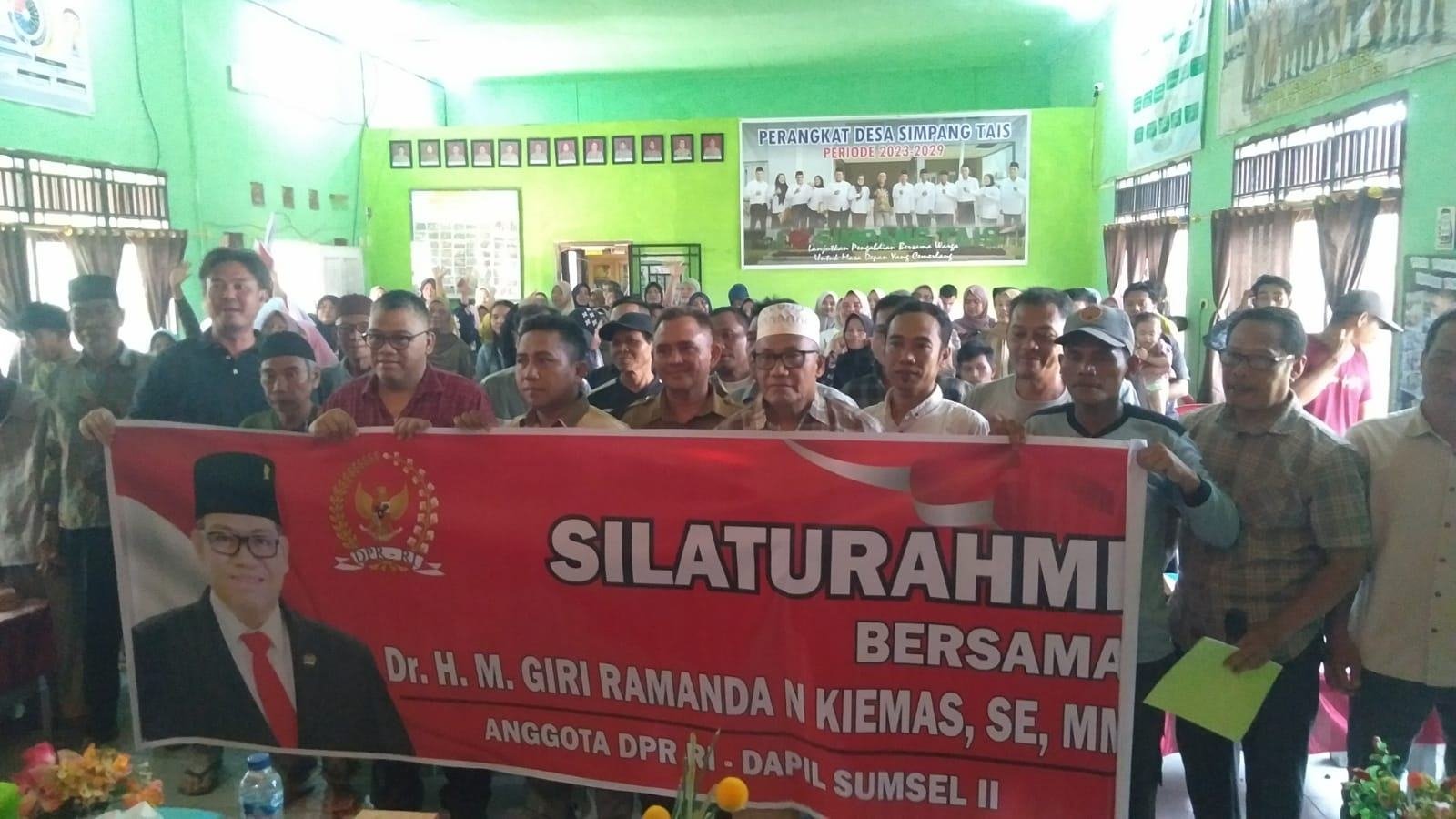 Warga Desa Simpang Tais dan Benuang Antusias Sambut Sosialisasi 4 Pilar Kebangsaan DPR RI