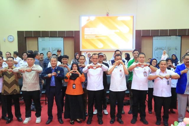 Forum Group Discussion (FGD) Pengukuran IDI Provinsi Sumsel Tahun 2025 di Auditorium Bina Praja, Rabu (11/2/2026)