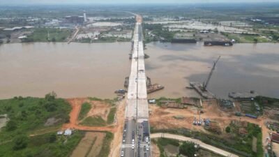 Jembatan Tol Musi V Ditargetkan Fungsional Sebelum Lebaran