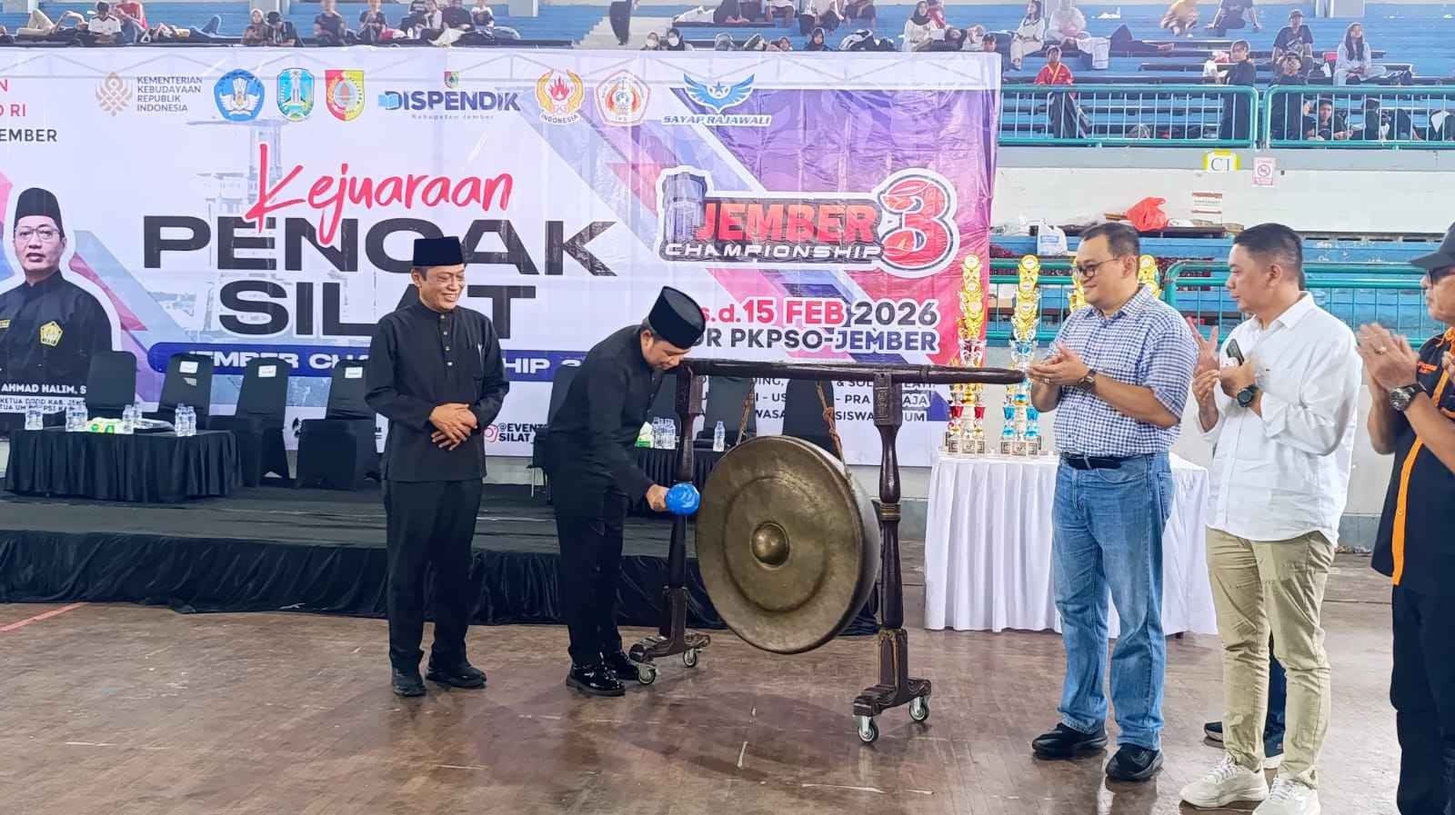 Jember Championship 3 cabang olahraga pencak silat yang digelar di GOR PKSPO Kaliwates pada 14–15 Februari 2026. 