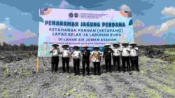 Penanaman Jagung Perdana Program Ketahanan Pangan