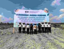 Penanaman Jagung Perdana Program Ketahanan Pangan