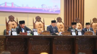 Rapat Paripurna XXXI DPRD Provinsi Sumatera Selatan, Rabu (18/2/2026).