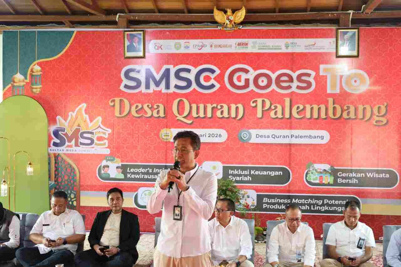 OJK Sumsel Perkuat Literasi Melalui SMSC Goes to Desa Qur’an Palembang