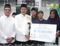 Bupati Serahkan Santunan Rp 42 Juta dan di Lubai Ulu