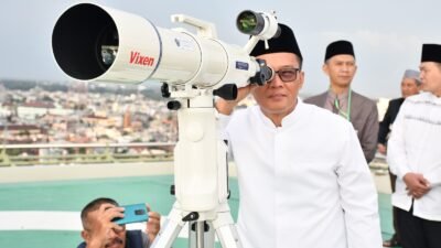 Kakanwil Kemenag Sumsel Pimpin Rukyatul Hilal 1 Syawal 1447 H