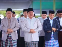 Gubernur Herman Deru dan Wakil Gubernur Cik Ujang Salat Idul Fitri Bersama, Ajak Masyarakat Perkuat Kerukunan