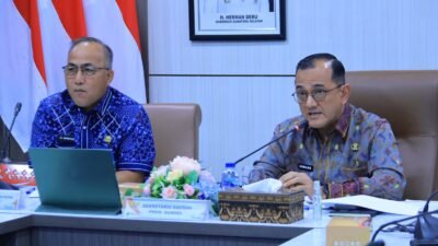 Sekda Edward Candra Pimpin Rapat Finalisasi Program Strategis Nasional di Sumsel