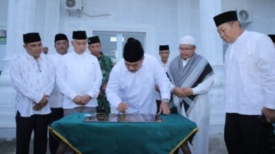 peresmian Masjid Al-Ikhlas di Kelurahan Mutiara, Kecamatan Kota Kisaran Timur, Jumat (27/2/2026).