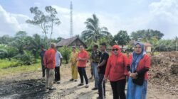 Solidaritas dan Kepedulian Sosial, DPC PDIP PALI Sambangi Korban Kebakaran Desa Sungai Ibul