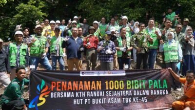 Rayakan Hari Jadi ke-45, PTBA Perkuat Komitmen Kelestarian Alam dan K3