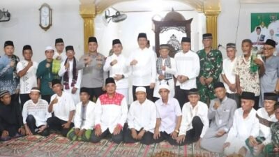 Safari Ramadan Bupati Muara Enim H. Edison berlanjut di Masjid Jami Darussalam, Desa Sugihan, Kecamatan Rambang
