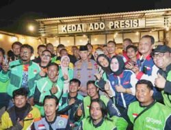 Kapolri dan Kapolda Sumsel Temui Driver Ojol, Perkuat Pendekatan Humanis Polri