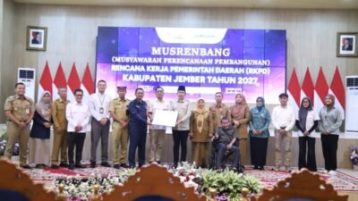 Musrenbang RKPD 2027, Pemkab Jember Fokus Pengentasan Kemiskinan dan Pertumbuhan Ekonomi