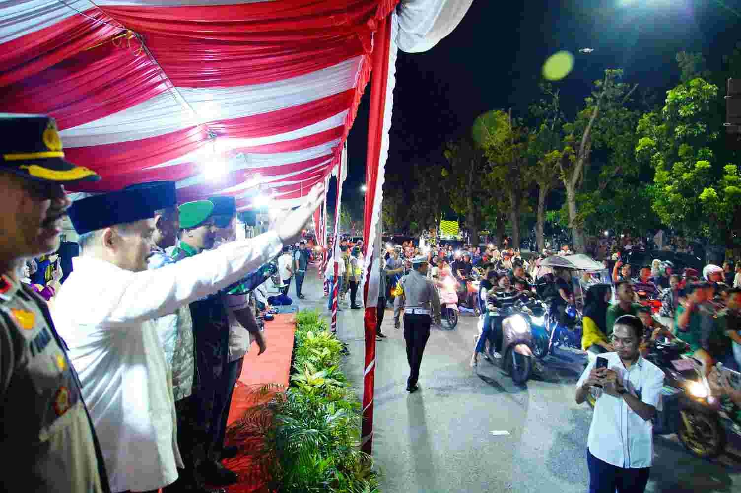 Bupati Muba Lepas Pawai Takbir Keliling