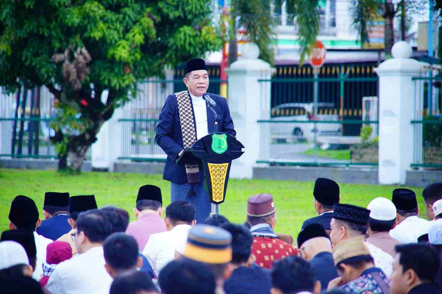 Bupati H. M. Toha Tohet Sampaikan Selamat Idul Fitri, Ajak Masyarakat Pererat Silaturahmi