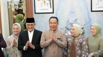 Wagub Cik Ujang Gelar Open House Idul Fitri di Rumah Dinas Wagub, Masyarakat Antusias Bersilaturahmi