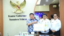 Gubernur Herman Deru Terima Sertifikat HPL Mozaik 5 dan 6, Dorong Percepatan Tata Ruang dan Digitalisasi Pertanahan
