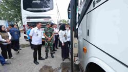 Balik Mudik Gratis dari Palembang ke Jakarta Dilepas, 5 Bus Angkut Pemudik Pasca Lebaran