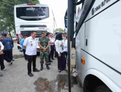 Balik Mudik Gratis dari Palembang ke Jakarta Dilepas, 5 Bus Angkut Pemudik Pasca Lebaran