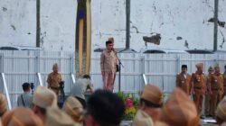 Apel Gabungan dan Halalbihalal di BKB, Ratu Dewa Tekankan Pelayanan Prima