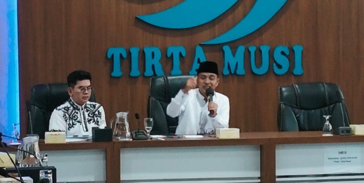 Direktur Utama Perusahaan Umum Daerah [Dirut Perumda] Tirta Musi, Ir Teddy Andrian ST IPM Asean Eng