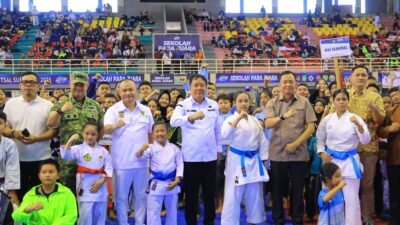 Wagub Cik Ujang Resmi Buka Kejurda dan Festival FORKI Sumsel Perebutkan Piala Gubernur