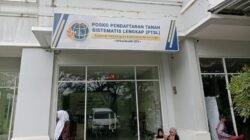 Pelayanan Pendaftaran Tanah Sistematis Lengkap (PTSL) Kabupaten Banyuasin yang berlokasi di Kompleks Perumahan Grand City