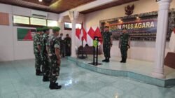 Kasdim 0108/Agara Pimpin Acara Kenaikan Pangkat dan Purna Wira Anggota Kodim 0108/Agara